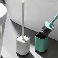 TPR Toilet Brush No Dead Ends Cleaning Toilet Long Handle Wall-Mounted Household Cleaning Bathroom Accessories Wc Accessories