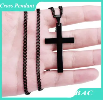 New Cross Necklace Pendant Onyx Black| Alibaba.com