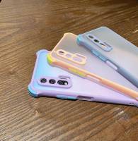 ｛ส่งจากไทย}​เคสขอบสีหลังขุ่น Vivo Y21T Y15s V23E Y21(2021) Y33s เคสกันกระแทกกันกล้องกันมุม