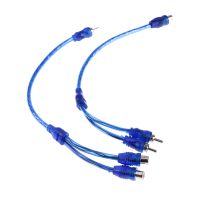 1 Male 2 Male Rca Cable Car Audio Car Audio Rca Cable Male 2 Female - Car Audio - Aliexpress