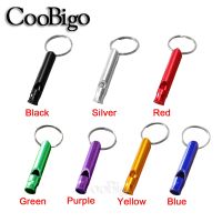 5pcs Whistle Keychain Portable Whistles Keyring Outdoor Backpack Pendant Camping Hiking Emergency Survival Tools Multifunction Survival kits