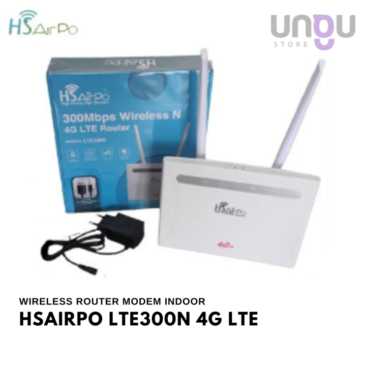 Modem 4G Portable HSAirpo LTE300 4G LTE 300Mbps Wireless N Router Modem