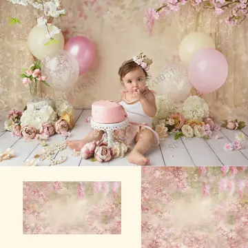Cake Smash Photography Backdrop 1st Birthday | 1st Birthday Photography  Background - Backgrounds - Aliexpress