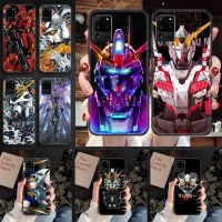 ☢ Gundam Robot Phone case For Samsung Galaxy Note 4 8 9 10 20 S8 S9 S10 S10E S20 Plus UITRA Ultra black soft shell tpu funda