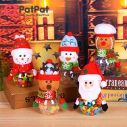 PatPat Santa Claus Snowman Candy Jar Christmas Gift Bags Chocolate Cookie