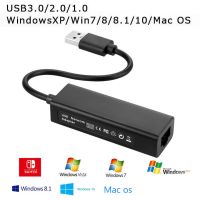 【Booming】 xhmncb 100Mbps USB 3.0 Ethernet Network สำหรับ Nintendo Switch/ สำหรับ Wii/ สำหรับ WiiU Lan Connection Adapter