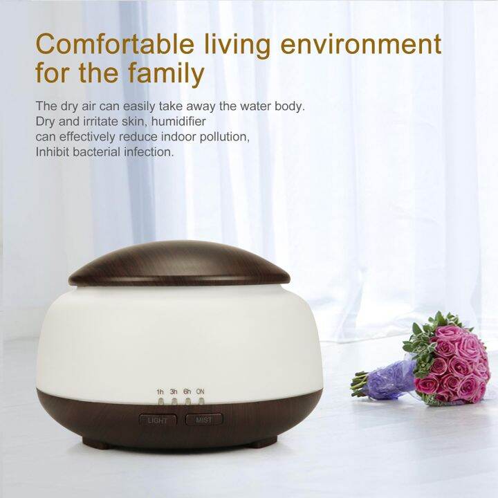 wood-grain-humidifier-เครื่องฟอกอากาศ-ultrasonic-atomization-เครื่องอโรมาเธอราพีในครัวเรือนพร้อมไฟ-led-ที่มีสีสันเครื่องพ่นสารเคมีแอลกอฮอล์อัตโนมัติ-ปลั๊กข้อมูลจำเพาะ-us-plug