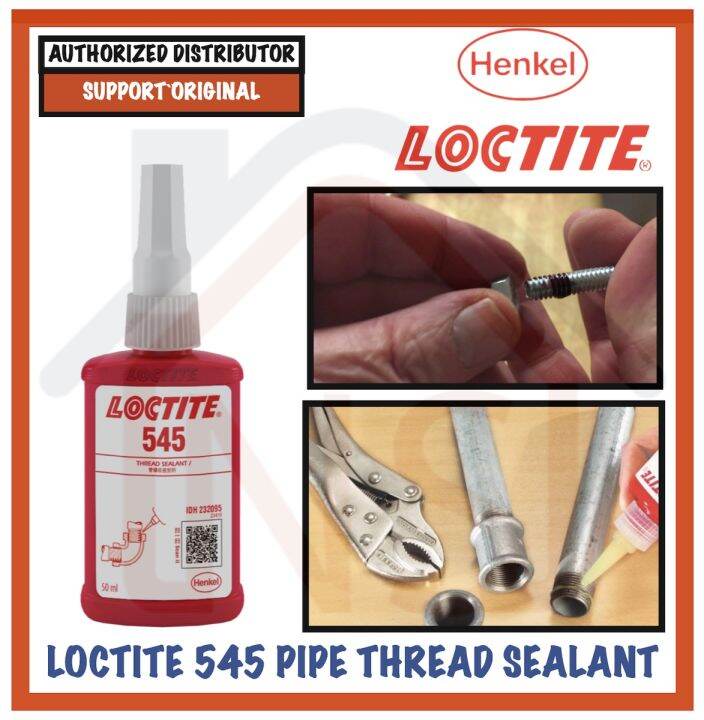 LOCTITE 545 Pipe Thread Locking Sealant 50ml Lazada Singapore