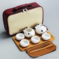 【hot】✜ Chinese Pot and Cup Set Kung Teacups Gaiwan Cups Ceremony Tools