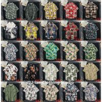 【100 styles】（S41-S50）Flowers Printed Short sleeve shirt Men Polo Shirt Hawaiian resort style