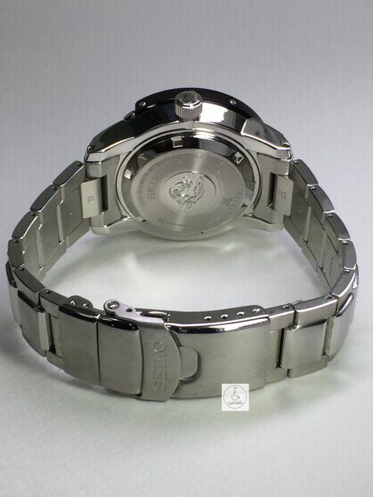 นาฬิกาข้อมือผู้ชาย-seiko-รุ่น-srp587k1-automatic-ตัวเรือนและสายนาฬิกาสแตนเลส-หน้าปัดสีดำ-รับประกันสินค้าเป็นของแท้