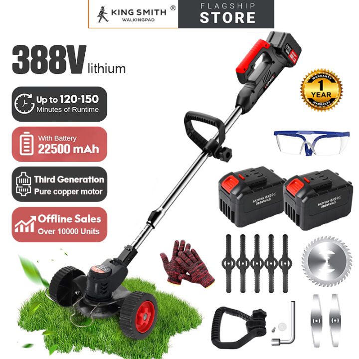 Mesin Rumput 388v 288v 188v Bateri Elektrik Cordless Grass Cutter