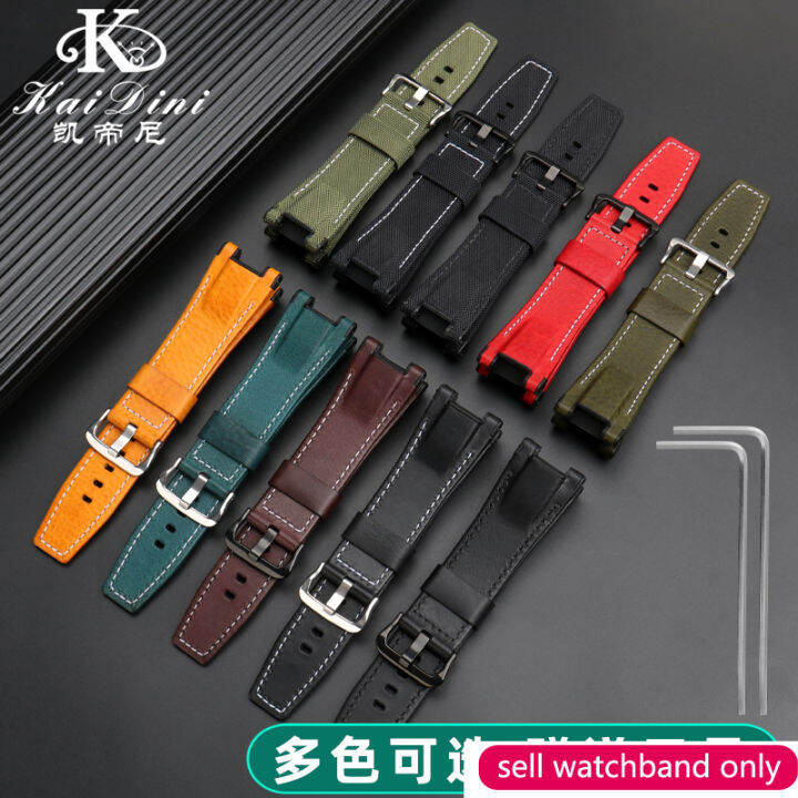 suitable-for-casio-watch-strap-gst-s130-s110-s120-w130-b100-w300-genuine-leather-nylon-mens-watch-band