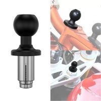 ❦✉▦ Motorcycle Front Fork Stem Base Ball Adapter Rubber 1 inch Ball Head Compatible for Gopro 10 9 insta360 Mount Smartphone Holder