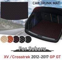 เสื่อท้ายรถหนังสำหรับ Subaru XV Crosstrek 2012-2017 GP GT อุปกรณ์เสริมสำหรับแผ่นรองกระโปรงหลังรถท้ายรถ2013 2014 2015 2016