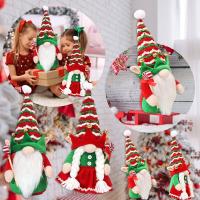【CW】 Couple Fairy Doll Decorations Santa Claus Faceless Christmas New Year Gift Toy Tree Ornaments
