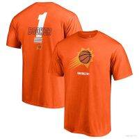 New NBA Phoenix Suns Booker Bridges Fans Short Sleeve Sports Top Round Neck Training Dress T-shirt Large A