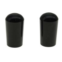 KAISH 2pcs Black Metric M4 METAL LP Guitar 3 Way Toggle Switch Tip Knob Fits Import LP