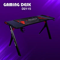 Gaming Desk รุ่น ZH-1400 โต๊ะเกมมิ่ง โต๊ะคอมพิวเตอร์ 143.5x62x76.3 พร้อมแผ่นรองเม้าส์ขนาดใหญ่