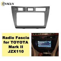 2 Din รถวิทยุ Fascia สำหรับ TOYOTA Mark II JZX110 Verossa Stereo Dash Kit การติดตั้ง