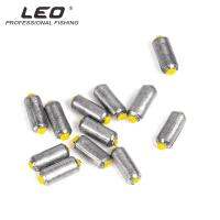 LEO 50ชิ้น/ล็อตตะกั่วตกปลา Sinker 1-4G น้ำหนักตกปลาสำหรับเท็กซัส Rig เหยื่อตกปลาอุปกรณ์เสริมเครื่องมือเกียร์