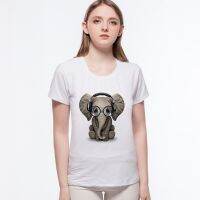 2022 New Cool Elephant Printed T-shirt Hipster tees girl Funny 3D cartoon t shirt Womens short sleeve print Tops Couples  04Z3