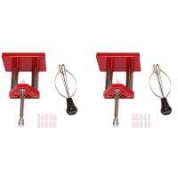 2X Red Watch Tool Hand Plunger Puller Remover Hand Set Solid Alloy Steel with 20 Plastic Dies