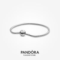 Official Store Pandora Moments Smooth Snake Chain Bracelet