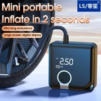 LS 5000mah Smart Car Electrical Air Pump Wireless Tire Inflatable Pump Inflator Air Compressor Pump for Car Motorcycle Bicycle Air Compressors  Inflat