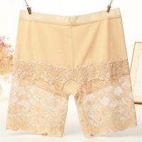 Sinstrong Seamless Underwear Shorts Women Rose Lace Safety Short pants under skirt high waist Plus size boxer briefs