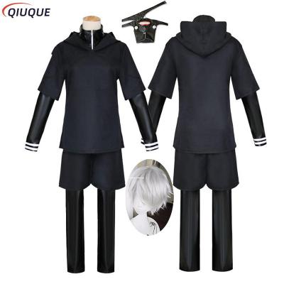 Japanese Anime Tokyo Ghoul Cosplay Kaneki Ken Cosplay Costume Hoodie Jacket Pants Shorts Full Set Outfits Men Uniforms Masks