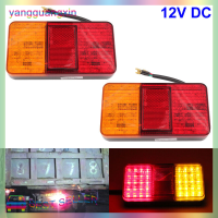 yangguangxin LngBo 10LED ไฟท้ายโคมไฟรถบรรทุกรถพ่วงรถบัส Motorhome 12V