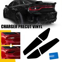 4Pcs For Dodge Charger 2015 2016 2017 2018 2019 2020 2021 2022 Smoke Automobiles Car Light Taillight Tint Vinyl Decal Sticker Bumper Stickers  Decals