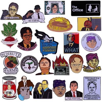 【CW】 The Office pins Dwght Schrute Farms Beets Ryan Started Prison Not Superstitious Spilling Brooch