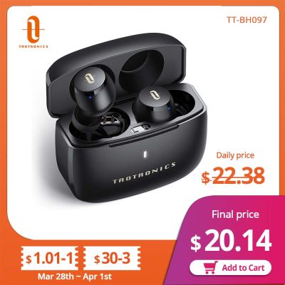 TaoTronics SoundLiberty 97 USB-C Wireless TWS Earbuds Smart Noise Cancelling Headset Touch Control IPX8 Waterproof 40Hr Playtime