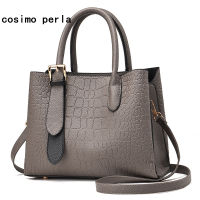 Luxury Fashion Designer Women Handbags PU Leather Tote Shuolder Bags Pink Grey Ladies Messenger Bag