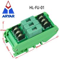 【YF】✶❒◕  3 Channel Fuse Interface Module holder Din Rail Mount for 5x20mm Tube Fuse.