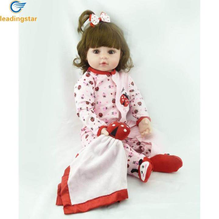 leadingstar-ตุ๊กตาเด็กทารก-ตุ๊กตาเด็กรีบอร์น-19-นิ้ว-ตุ๊กตาซิลิโคนอ่อนนุ่ม-ของเล่นสำหรับคริสต์มาส-วัสดุผ้าไวนิล-cod-826