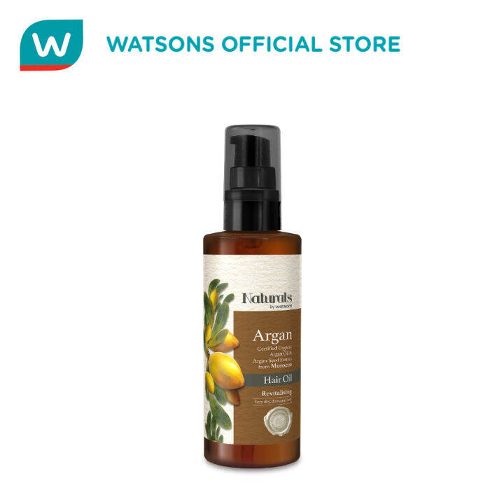 Naturals By Watsons Argan Oil Hair Oil 100ml Lazada Ph 0116