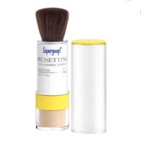 SUPERGOOP! (Re)setting 100% Mineral Powder Broad Spectrum Sunscreen SPF 35 PA+++ (light) 4.25g ซูเปอร์กูป แป้งเซ็ตติ้งสูตรมิเนอรัล (สีไลท์) ขนาด4.25กรัม