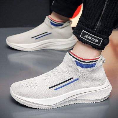 Spring and Autumn Men Shoes New Anti Slip Running Shoes Breathable Men Casual Shoes Versatile Canvas Shoes Fashion Sneakers