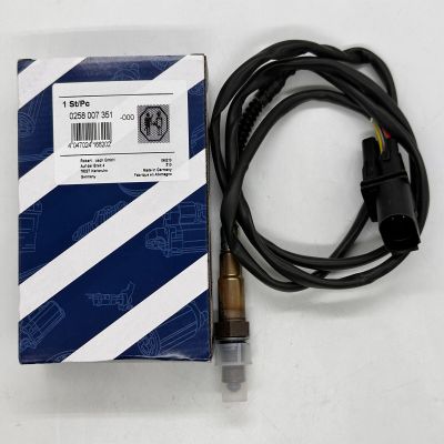 0258007351 Lambda Oxygen Sensor For Skoda 99-05 VW jie da 1.8L-L4 Part No# 0 258 007 351 1K0998262D With original packaging Oxygen Sensor Removers