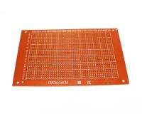 พีซีบี PCB Board บอร์ด ไข่ปลา แบบหน้าเดียว หนา 1.2MM ระยะรู 2.54mm ขนาดบอร์ด 9x15CM