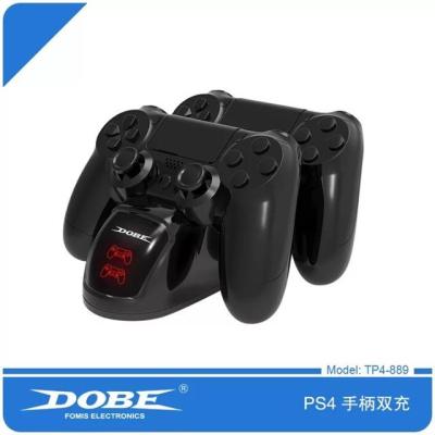 แท่นชาร์จจอย PS4 มีไฟบอกสถานะตอนชาร์จ ชาร์จได้ 2 จอยพร้อมกัน [DOBE] [Dual Charging Dock For P4] [PS4 Controller] บริการเก็บเงินปลายทาง