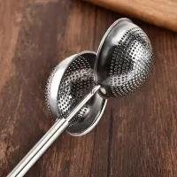 ;[-[; Tea Strainer Stainless Steel Tea Infuser Mesh Tea Ball Infuser Filter Reusable Metal Loose Leaf Tea Bag Strainer For Mug Teaware