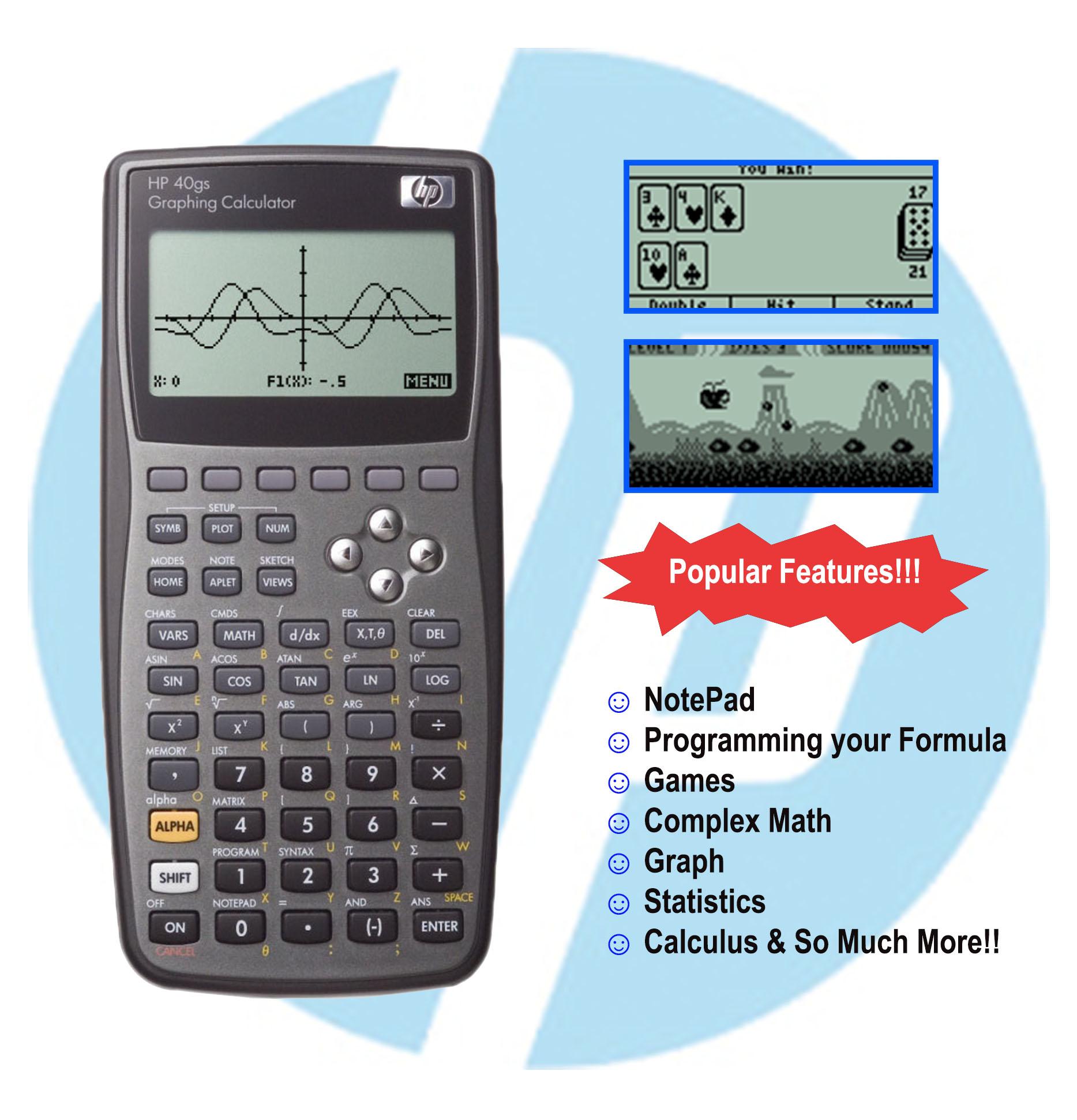 Hp 40gs Graphing Calculator ! 
