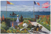 ?? A Fine Art Jigsaw Puzzle / Terrace at Sainte-Adresse (500 PCs.) ? Imported from USA