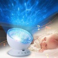 Baby Night Sleep Light Toys Romantic Starry Sky LED Night Light Projector Novelty Luminous Music Player Lamp Toys For Children