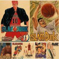 อะนิเมะ Slam Dunk คราฟท์ผ้าใบโปสเตอร์-ศิลปะผนังที่สมบูรณ์แบบสำหรับบ้านกาแฟหรือบาร์