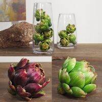 【Approving】ประดิษฐ์ Succulents PlasticPineapple HeadCraft งานแต่งงานตกแต่ง Artichoke DIY อุปกรณ์เสริม